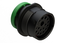 AHDP04-24-18SN-BRA  18 Positions, Receptacle, Socket, Shell Size 24, Reversed Arrangement, Normal Diameter Seal, Backshell Ring Adapter (Snap -on). Comparable to PN# HDP24-24-18SN-L017