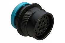 AHDP04-24-21SR-BRA  21 Positions, Receptacle, Socket, Shell Size 24, Reversed Arrangement, Reduced Diameter Seal, Backshell Ring Adapter (Snap -on). Comparable to PN# HDP24-24-21SE-L017