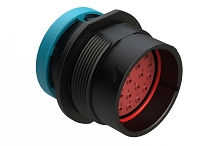 AHDP04-24-23PR-BRA  23 Positions, Receptacle, Pin, Shell Size 24, Standard Arrangement, Reduced Diameter Seal, Backshell Ring Adapter (Snap -on). Comparable to PN# HDP24-24-23PE-L017