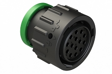 AHDP06-18-14SN-BRA  14 Positions, Plug, Socket, Shell Size 18, Standard Arrangement, Normal Diameter Seal, Backshell Ring Adapter (Snap-on). Comparable to PN# HDP26-18-14SN-L017