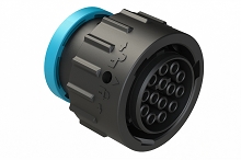 AHDP06-18-14SR-CL20  14 Positions, Plug, Socket, Shell Size 18, Standard Arrangement, Reduced Diameter Seal, Backshell Ring Adapter (Snap -on), Datalink Key. Comparable to PN# HDP26-18-14SE-CL20