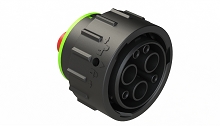 AHDP06-24-07SN-SRACL22  Size 24 plug, 7 positions, socket, standard arrangement, normal seal, smooth ring adapter. Comparable to PN# HDP26-24-7SN-C038