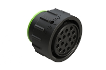 AHDP06-24-16SN-SRA 16 Position Plug, Size 24, Socket, Standard Arrangement, Normal Seal, Smooth Ring Adapter. Comparable to PN# HDP26-24-16SN