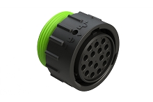 AHDP06-24-16SN-WTA 16 Position Plug, Size 24, Socket, Standard Arrangement, Normal Seal, Wide Thread Adapter. Comparable to PN# HDP26-24-16SN-L024