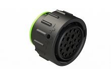 AHDP06-24-21SN-SRA  Size 24 plug, 21 positions, socket contacts, standard arrangement, normal seal, smooth ring adapter. Comparable to PN# HDP26-24-21SN