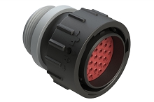 AHDP06-24-31PT-STA  31 Position Plug, Pin, Thin Diameter Seal (Grey), Small Thread Adapter.  Comparable to PN# HDP26-24-31PT-L015