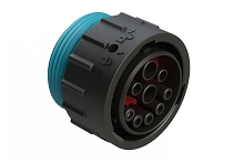AHDP06-24-91SR-WTA  9 Position ISOBUS Plug, Socket, Shell Size 24, Reduced Diameter Seal (Blue), Wide Thread Adapter. Comparable to PN# HDP26-24-91SE-L024