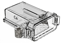 AIPXE-23X325B-E017  PCB Enclosure without Vent Holes, Small (86.9mm x 95.0mm x 38.0mm), Clear, Natural Polycarbonate