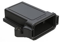 AIPXE-23X325B  PCB Enclosure without Vent Holes, Small (86.9mm x 95.0mm x 38.0mm), Black, Thermoplastic