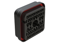 ARB16-48SAR-L018  48 Position Plug, Reduced Diameter Seal, Keyed A, Black.  Comparable to PN# DRB16-48SAE-L018
