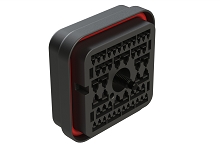 ARB16-48SBR-L018  48 Position Plug, Reduced Diameter Seal, Keyed B, Black.  Comparable to PN# DRB16-48SBE-L018