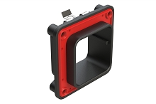 ARBF-2B  Interface Flange for 48, 60 Position Receptacles, Keyed B, Black.  Comparable to PN# DRBF-2B