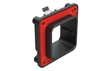 ARBF-2C  Interface Flange for 48, 60 Position Receptacles, Keyed C, Black.  Comparable to PN# DRBF-2C