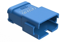 AT04-12PB-BLU-725936  12 Position Receptacle, Pin, Jumper Keyed B, SRM Plug