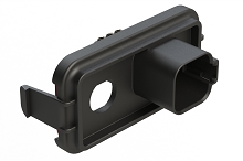 AT13-6P-SBH03-TNC01  6 Position PCB Receptacle Header, TNC Panel Mount, Right Angle, Size 16 Pin Contacts,, Nickel/Tin Plating, Black.  Use with Armor IPX™ Small Enclosures, AT Connectors