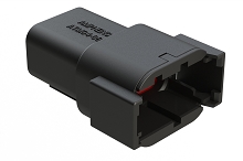 ATM04-08PB 8-Way Receptacle, Male, B Position Key. Comparable to PN# DTM04-08PB