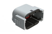 ATM06-08SB-CAP  Dust cap for 8 position plug, keyed  B, black
