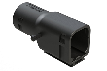 ATMBS-030-0605  6 Position Backshell, fits ATM04-6P* Receptacles, Internal Strain Relief, Enhanced Dovetail for Mounting Clips