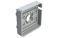 AWB-48PA  Wedgelock for 48 Position Receptacle, Keyed A, Gray.  Comparable to PN# WB-48PA