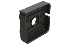 AWB-48PB  Wedgelock for 48 Position Receptacle, Keyed B, Black.  Comparable to PN# WB-48PB