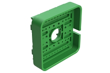 AWB-48PC  Wedgelock for 48 Position Receptacle, Keyed C, Green.  Comparable to PN# WB-48PC