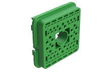 AWB-48SC  Wedgelock for 48 Position Plug, Keyed C, Green.  Comparable to PN# WB-48SC