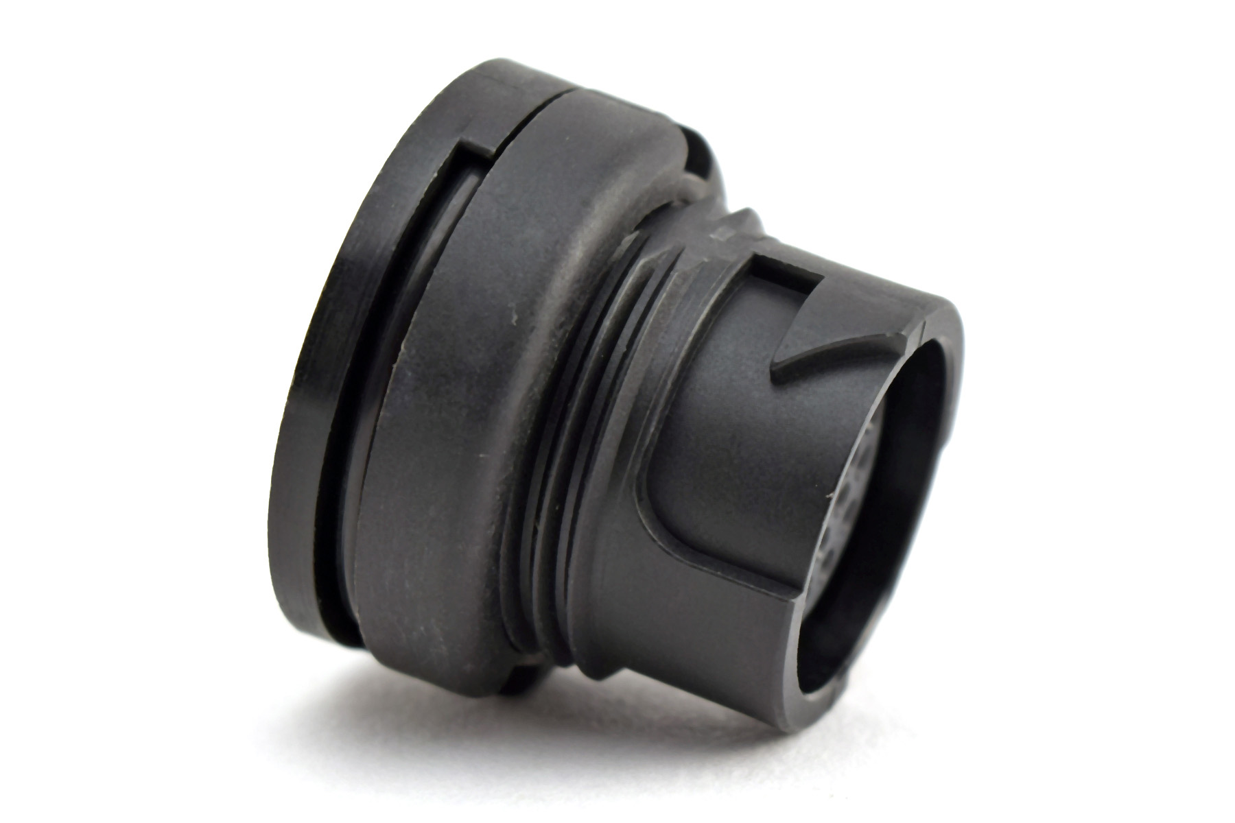 C091 31G005 100 5 U  Female Receptacle, Quicklock, Size M16, 5 Contacts, Silver Contact Plating, 5A Arrangement, Ring Nut