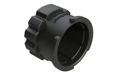 FLS614DC  Plug Dust Cap, Shell Size 14, Black