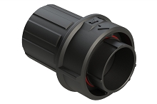 FLS614N2PHEC03  4 (2+2) Position Plug, Pin, Shell Size 14, with Endcap, Fast Lock Coupling