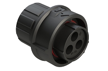 FLS614N3SHEC03  3 Position Plug, Socket, Shell Size 14, with Endcap, Fast Lock Coupling