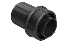 FLS614N4PHEC03  4 Position Plug, Pin, Shell Size 14, with Endcap, Fast Lock Coupling