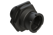 FLS712N3P03  3 Position Jam Nut Receptacle, Pin, Shell Size 12, Fast Lock Coupling