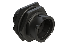 FLS714N2P03  4 (2+2) Position Jam Nut Receptacle, Pin, Shell Size 14, Fast Lock Coupling
