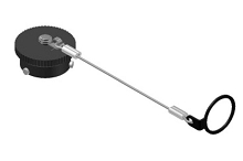 MP-742-61L  Dust Cap for MP-6216 Series 61 Pin Connectors with Ring Tether