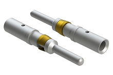 MP12B23S  Size 12 Pin Contact, Machined, Silver, 28A, Wire Range 12-14 AWG (4.0-2.0mm²)