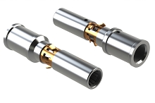 MS10A25S-8A  3.6mm Socket Contact, Silver, Machined, 65A, Wire Range 8AWG. *Suitable only for 18-2 & 18-4 Connectors