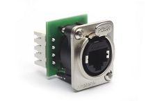 RJX8FD5I  XLRnet D Type Ethernet Chassis Mount IDC TERMINALS CAT5E. Comparable to PN# NE8FDV-YK