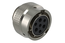 RT06143W4SNH03  Plug, 7 (3+4) Position, Female, Shell Size 14 with Silicone Seal.  Comparable to PN# TNM7S14-0304S1L