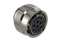 RT0614E12SNH  Plug, 12 (4+8) Position, Female, Shell Size 14