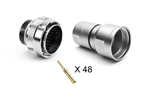 RT062448PNH-K  Plug Kit, 48 Position, Male, Shell Size 28, with Machined Contacts. Comparable to PN# UT062448PH