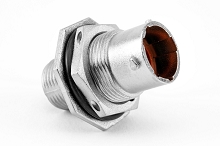 RT07103W3PNH  Receptacle, Jam Nut, 6 (3+3) Position, Male, Shell Size 10, Standard Seal. Comparable to PN# UT07103W3PNH
