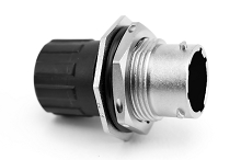RT07147PNHECR  Size 14 Male Jam Nut Receptacle, 7 Positions, Endcap, Reduced Wire Seals, 14 - 24AWG
