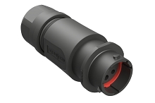 RTS1BS14N3W4P03  Receptacle, In-Line, 7 (3+4) Position, Female, Shell Size 14 with Silicone Seal