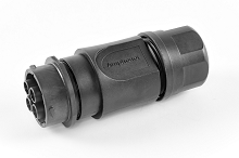 RTS1BS18N4S03  Receptacle, Inline, 4 Position, Female, Shell Size 18, with Silicone Seal