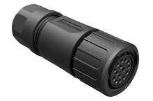 RTS6BS14N15S03  Plug, 15 (1+14) Position, Female, Shell Size 14 with Silicone Seal. Comparable to PN# UTS6JC14E15S