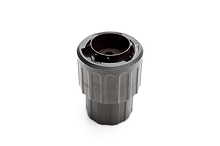 RTS6BS14N2PHEC03 Straight plug with endcap, 4 (2+2) positions, size 14, pin contact