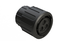 RTS6BS14N3SHEC03  Plug, 3 positions, size 14, socket contact, silicone rubber seal, endcap.  Comparable to PN #UTS6GN142G1S