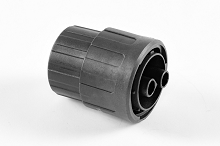 RTS6BS18N2SHEC03  Plug, 2 Position, Female, Shell Size 18, Silicone Seal, and End Cap with Individual Wire Sealing