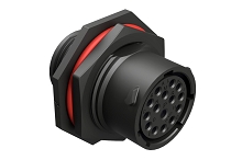 RTS714N15S03  Receptacle, Jam Nut, 15 (1+14) Position, Female, Shell Size 14 with Silicone Seal. Comparable to PN# UTS714E15S