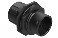 RTS714N7PHEC03R  Receptacle, Jam Nut, 7 Position, Male, Shell Size 14, Silicone Seal and End Cap with Individual Reduced Wire Sealing